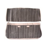 81-87 Pickup/Crew Cab Front Bench, Vinyl/ Velour Bench Seat Upholstery,Gray/Charcoal