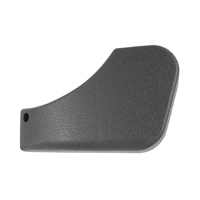 81-87 Bench Seat Hinge Cover, LH Black