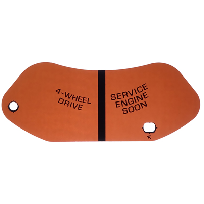 81-87 Chevrolet/GMC Truck Instrument Cluster Indicator Lens, 