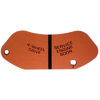81-87 Chevrolet/GMC Truck Instrument Cluster Indicator Lens, 
