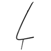 73-80 Black Vent Window Frame, LH