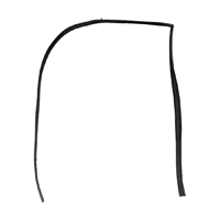 81-87 Truck Door Glass Felt Channel, RH, Reproduction