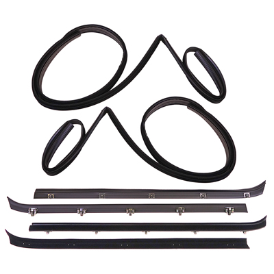 81-87 Chevrolet / GMC Truck Door Window Anti-Rattle & Channel Kit