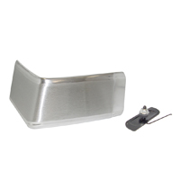 81-87 Truck Plain Rear Cab Corner Molding, LH