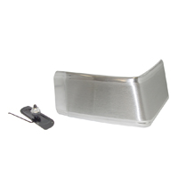 81-87 Truck Plain Rear Cab Corner Molding, RH