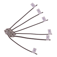 82-87 Power Window Switch Pigtail, 2-Button, 6 Terminal