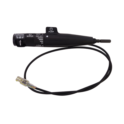 84-94 Chevrolet/GMC Truck Turn Signal Lever/Wiper Switch, Black with Cruise Control, with Pulse Wipers