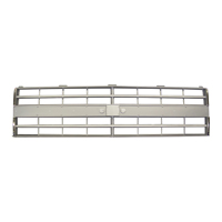 85-88 Chevrolet Replacement Grill, Silver, W/ DHL