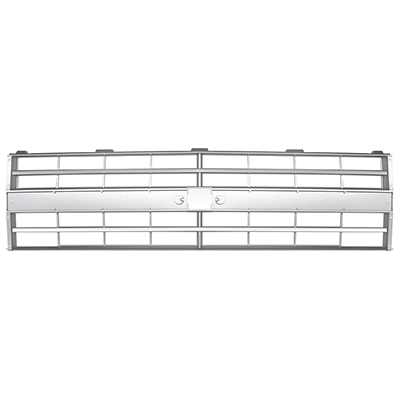85-88 Chevrolet Replacement Grill, Silver, W/ DHL & Emblem & Trim Provisions