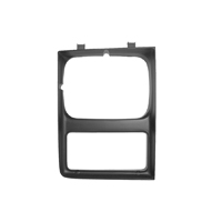 85-88 Black Headlight Bezel, RH, W/ SHL, Reproduction
