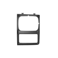 85-88 Black Headlight Bezel, LH, w/ SHL, Reproduction