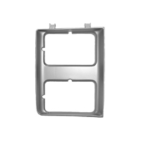 85-88 Silver Headlight Bezel, LH, w/ DHL, Reproduction
