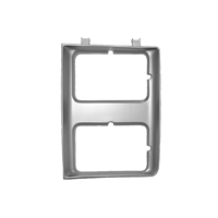 85-88 Silver Headlight Bezel, RH, W/ DHL, Reproduction