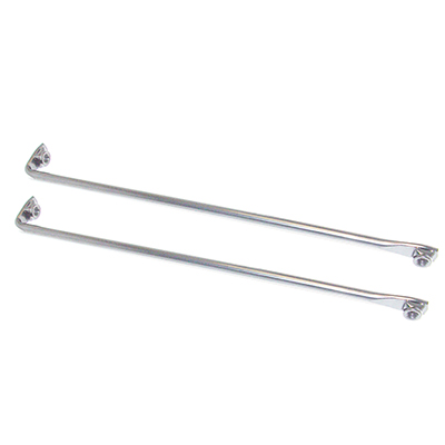 73-87 Fleetside Bedside Brace, Chrome, Pair