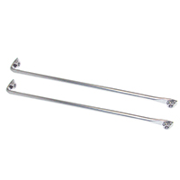 73-87 Fleetside Bedside Brace, Chrome, Pair