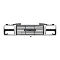 88-93 GMC Truck Grill, Chrome/Silver, DHL Or Composite