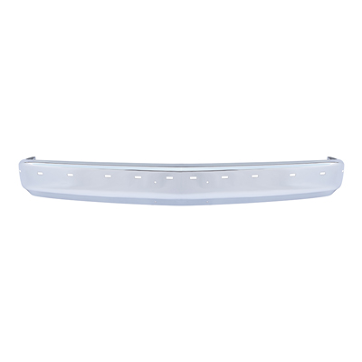 88-98 Chrome Front Bumper, W/ Impact Strips, W/ License Bracket Holes
