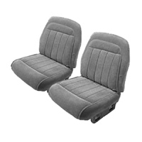 88-94 Standard Cab Bucket Seat Upholstery, Black/Charcoal