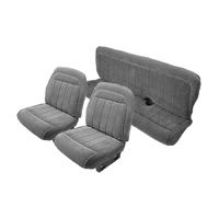 88-94 Ext. Cab Front & Rear Upholstery, Black/Charcoal