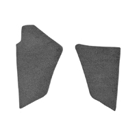 92-93 Kick Panel Carpet Set, Cut Pyle, Red