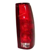 88-89 Tail Light Lens & Lens Housing, RH