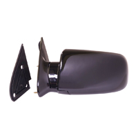 92-98 Exterior Mirror, Manual, Black, LH