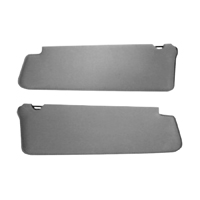92-98 Cloth Sunvisor, Slight Saddle, LH & RH.