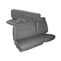 92-95 Ext. Cab Front & Rear Seat Upholstery Set, Black