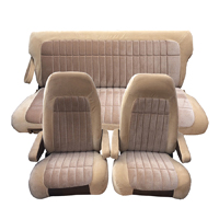 92-94 Chevrolet Blazer Front Bucket / Rear Bench Seat Upholstery, Sandstone / Sandstone