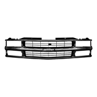 94-98 Chevrolet Truck Grill, Black, Composite Headlights
