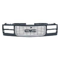 94-98 GMC Truck Grill, Chrome & Black, Composite Headlamps