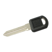 95-98 Plastic Molded Head Key Blank