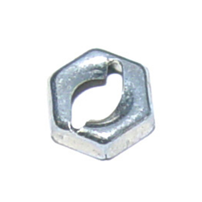 Flat Hex Head Thrred Cutting Nut. 1/8 Stud Size 1/4 Hex