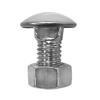 64-68 Chevelle / El Camino S.S. Capped Dome Top Bumper Bolt and Nut