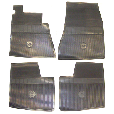 65-66 Chevrolet Fullsize Original Style Black Floor Mats