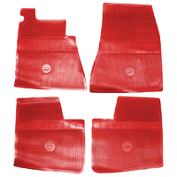 65-66 Chevrolet Fullsize Original Style Red Floor Mats