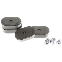 66-74 Chevelle / El Camino Seat Back Bumper Kit, Rubber 4 Pieces with Screws