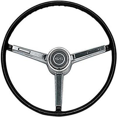 67 Chevrolet SS Deluxe Steering Wheel Kit, Black