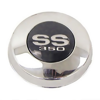 67 Camaro SS-350 Horn Cap With Emblem, Chrome