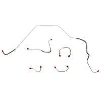 67-68 Camaro Front Brake Line Kit Original Standard Disc 5 Pieces
