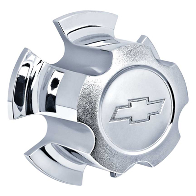 71-78 Chevelle / El Camino Wheel Center Cap, Chrome Plastic with Bow tie
