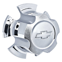 71-78 Chevelle / El Camino Wheel Center Cap, Chrome Plastic with Bow tie