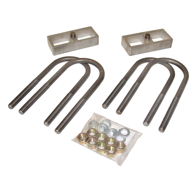 37-54 Chevrolet Passenger Car Leaf Spring Lowering Block Kit, 1