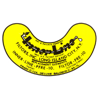 37-54 Chevrolet Car - Inner Line Yellow/Black Oil Filter Lid Decal