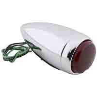 39 Chevrolet Passenger Car Tail Light Assembly, Chrome, LH or RH, Each