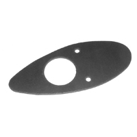 40-42 Chevrolet Sedan Delivery Tail Lamp to Body Pad, w/ 2 Tail Lights 4 1/2