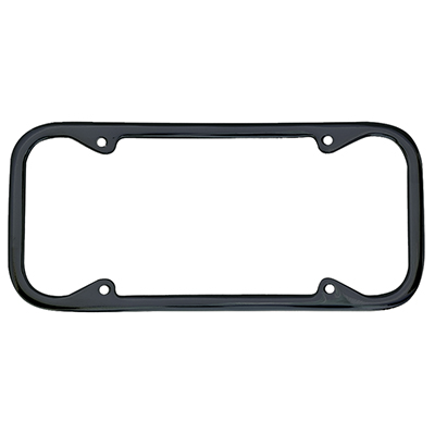 40-55 License Plate Frame, Black Powder Coated