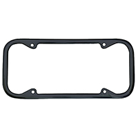 40-55 License Plate Frame, Black Powder Coated