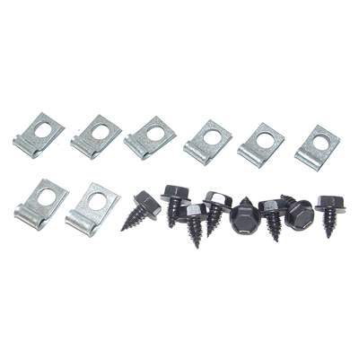 40-54 Chevrolet Full Size - Brake Line Clip Kit, 16 Pieces Set