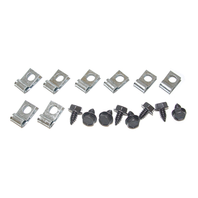 40-54 Chevrolet Full Size Car, Replacement Fuel Line Clips, 16 pcs Set